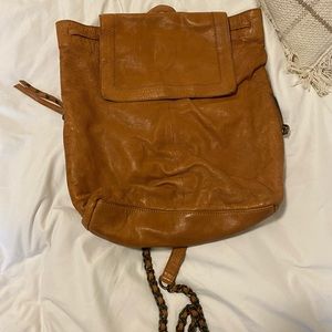 NWT FRYE Genuine Leather Backpack